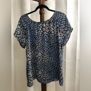 CAbi Multicolor Patterned Blouse